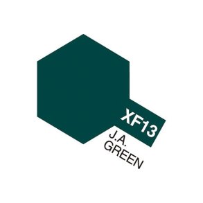 XF-13 J. A. Green, Acrylic Mini 10 ml (penselmaling, mat) - Tamiya